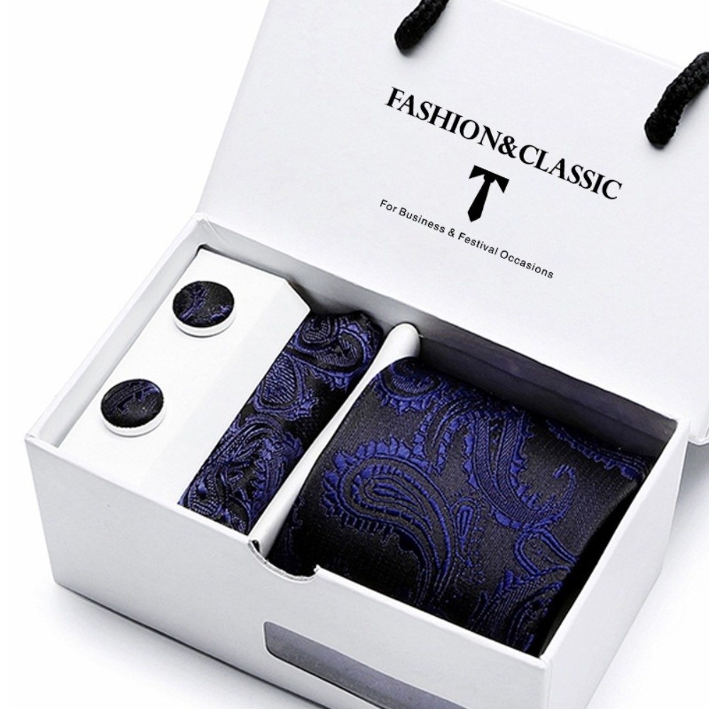 Подарочный набор: Роскошный га – обзор и цена Neck Tie Set Box