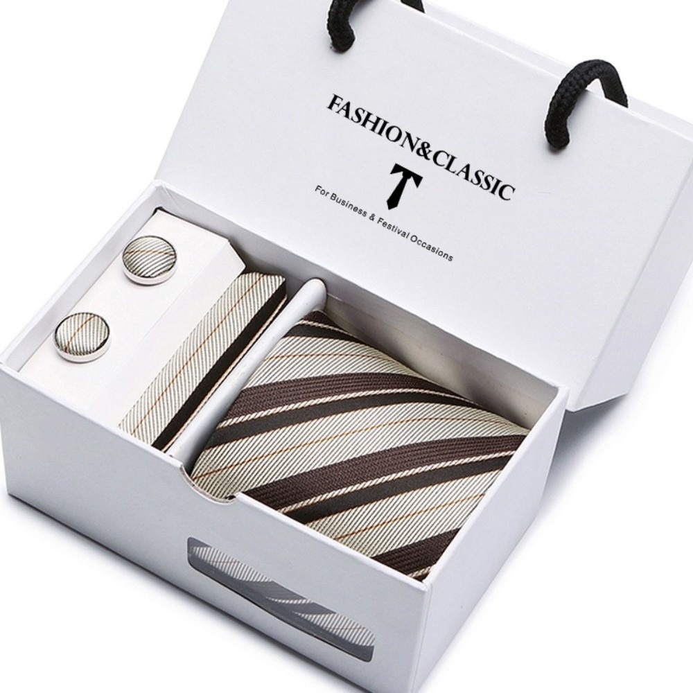 Роскошный галстук из тканого ш – обзор и цена Neck Tie Set Box