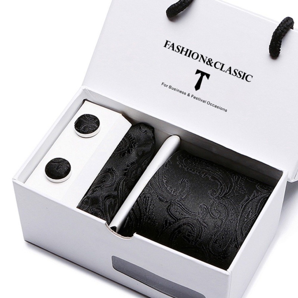 Роскошный галстук из тканого ш – обзор и цена Neck Tie Set Box