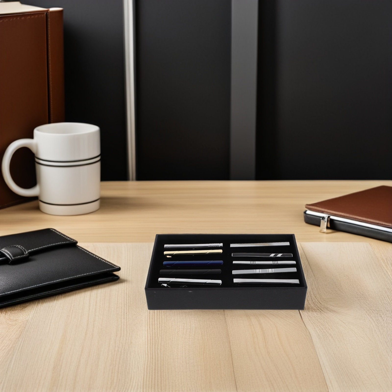 Набор из 10 элегантных металли – обзор и цена Neck Tie Set Box